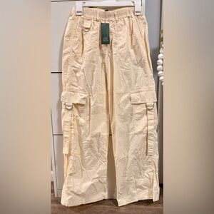 Wild Fable Beige Elastic Waist Pants